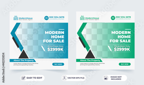 Real estate Instagram social media post web banner