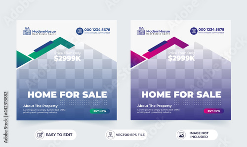 Real estate Instagram social media post web banner