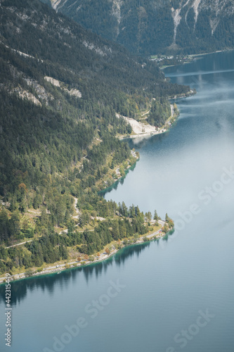 Shorecoast at Plansee, Austria photo