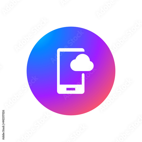 Mobile Cloud - Sticker