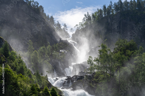 Låtefoss near Odda in Norway. Absolutely beautiful, breathtaking and magical. 