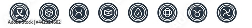 zodiac filled icons. glyph vector icons such as loyalty, taurus, hypocrisy, aqua, projection, tin, greatness sign isolated on white background.