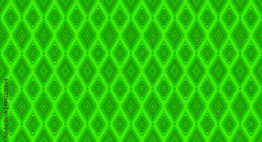 Fototapeta premium Seamless pattern repeating design with geometric shapes.