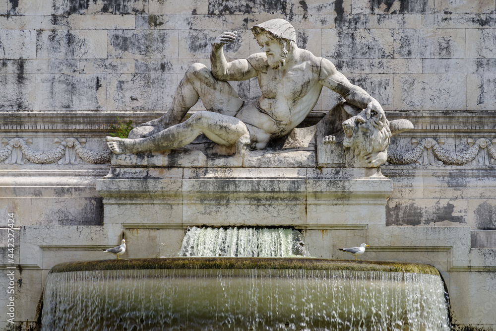 Fountain of the Adriatic at Vittoriano, Rome