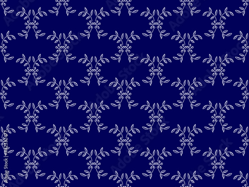 Modern contemporary style pattern design. Seamless for background, carpet, wallpaper, clothing, wrap, batik, fabric, sarong, embroidery, style, Vector Image