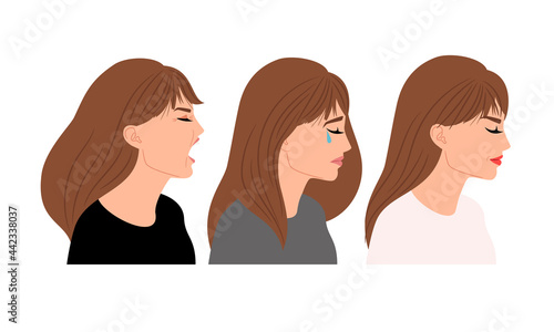 Profiles with different expressions