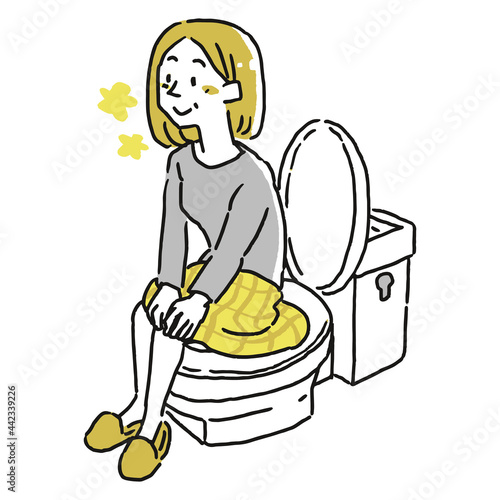 トイレの調子が良い女性