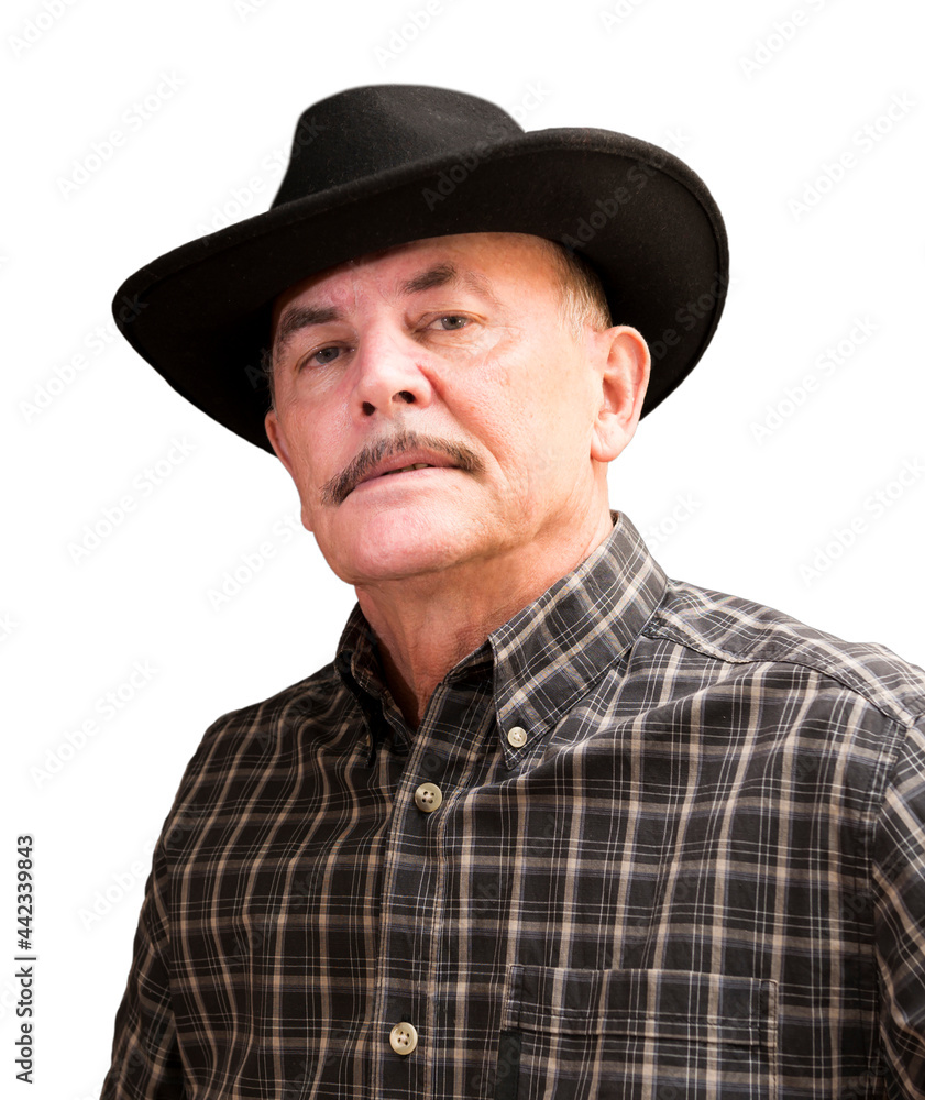 Cowboy in black hat