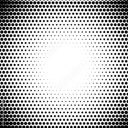 circle fade Halftone dots pattern radiate Half tone gradient