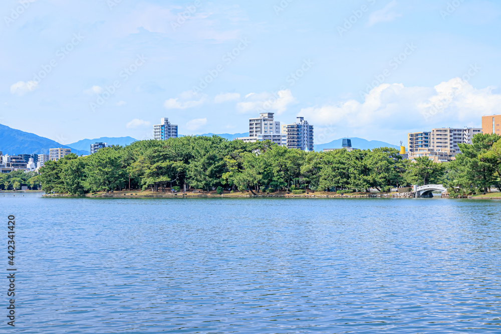 初夏の大濠公園　福岡県福岡市　Ohori Park in early summer Fukuoka-ken Fukuoka city