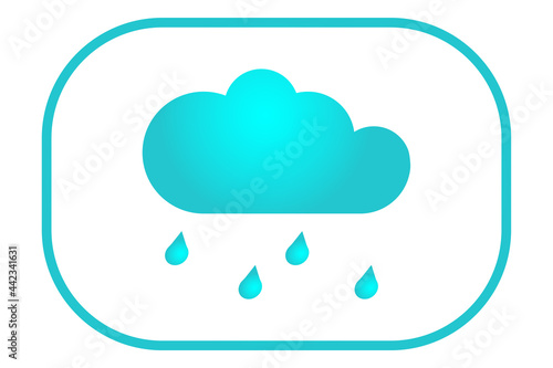 Tableau sur toile wether icons