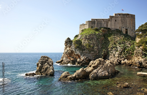 Fort Lovrijenac in Dubrovnik. Croatia