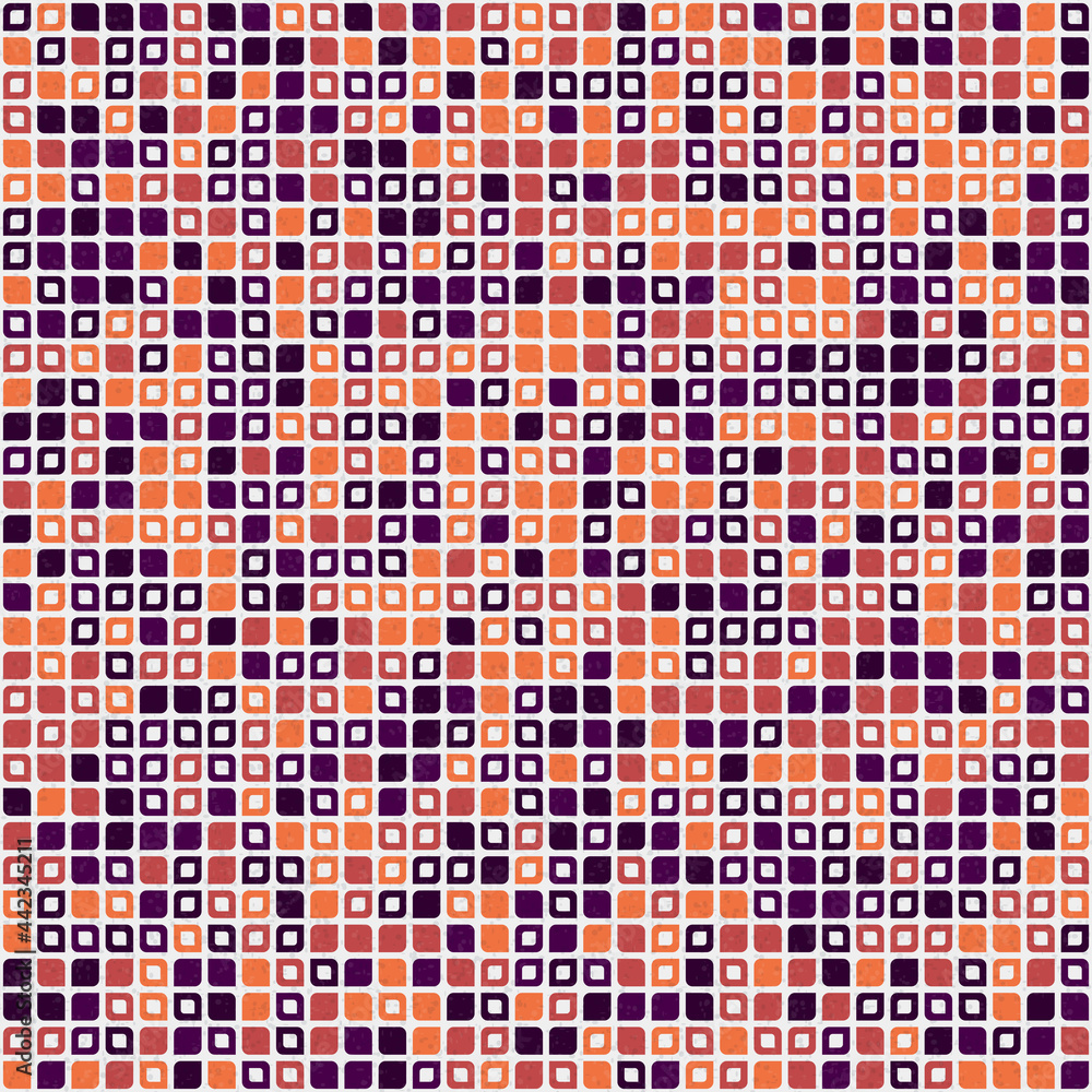 Fototapeta premium Abstract Geometric Pattern generative computational art illustration