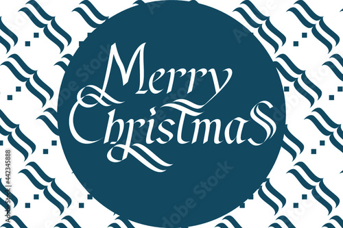 rubber stamp with the text merry christmas (ID: 442345888)