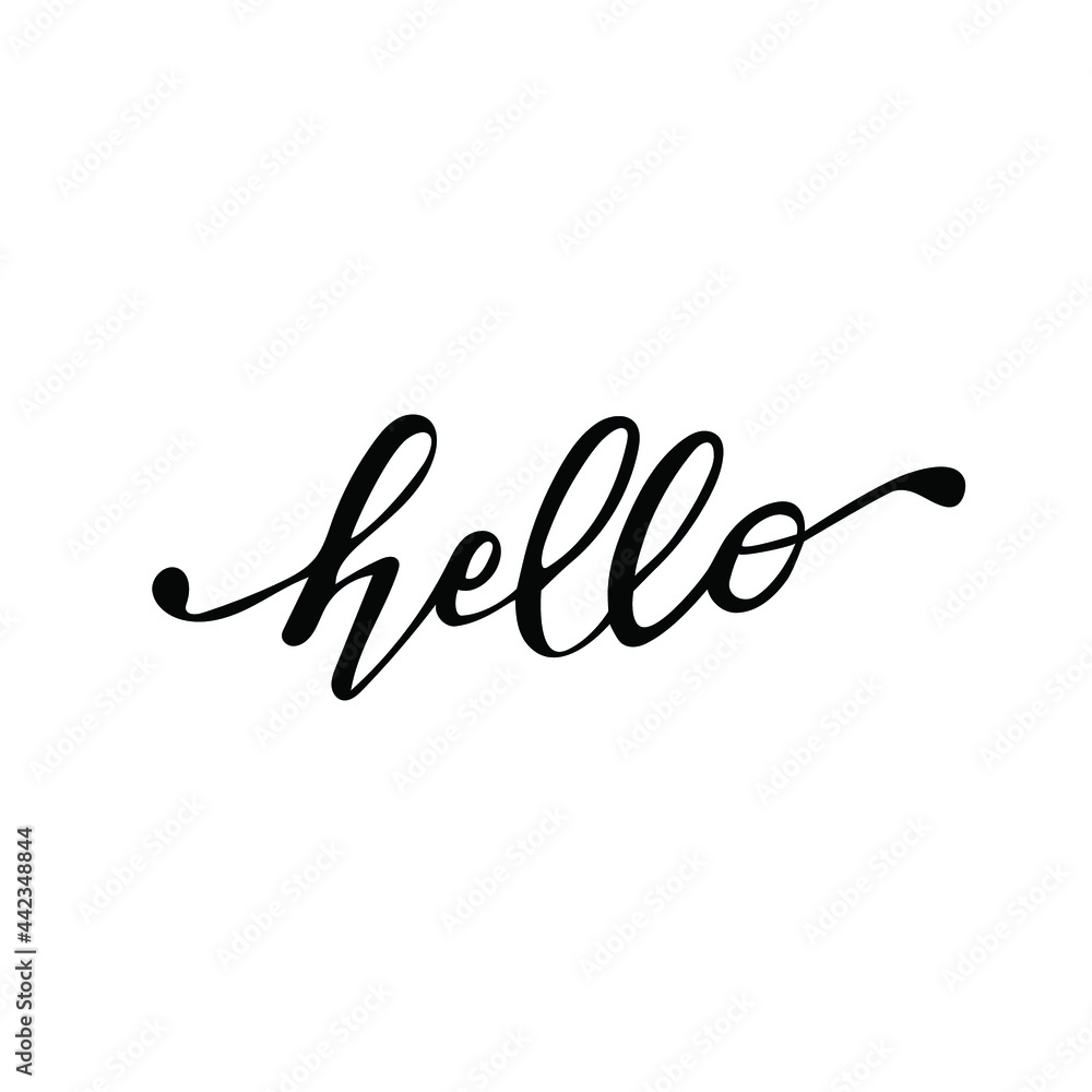 Hello Stock Vector Illustration and Royalty Free Hello Clipart