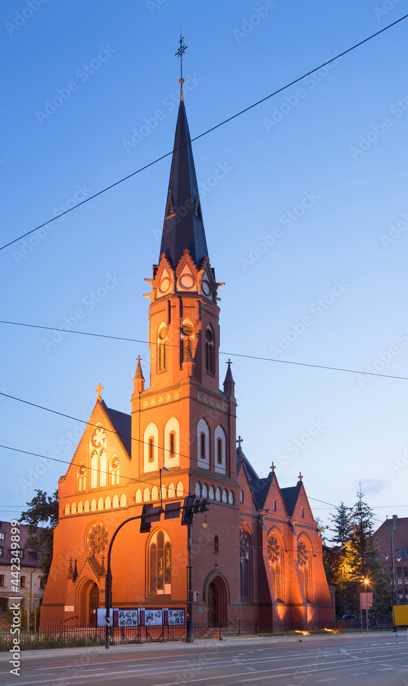 Evangelical-Augsburg parish church in Torun. Poland