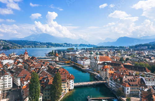 Obraz na płótnie Lucerne, Switzerland w salonie