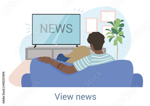 Young modern couple man and woman