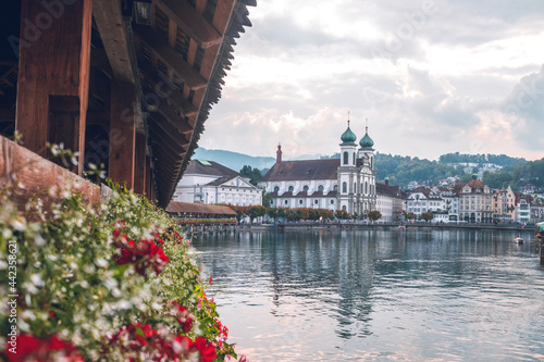 Obraz na płótnie Lucerne, Switzerland w salonie