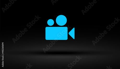 icona, video, cinema, film, tv