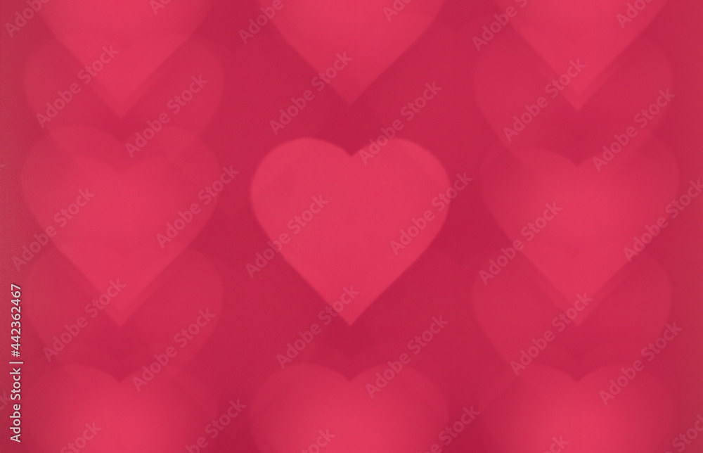 Pink Background With Heart Shapes. Pink Background With Heart Shapes.
