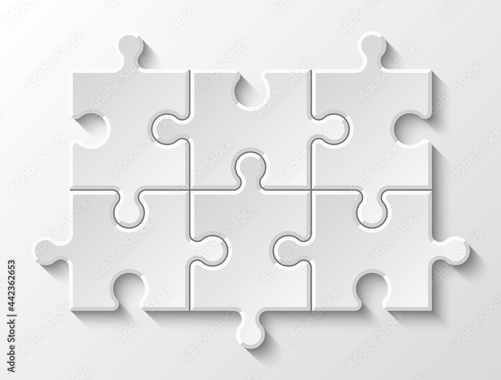 Puzzle piece business presentation. Circle infograph. Step process diagram. Section compare banner. Puzzle piece business presentation. Circle infograph. Step process diagram. Section compare banner.
