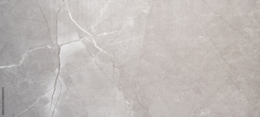 Naklejka premium Gray grey white abstract marble granite natural stone texture background banner panorama