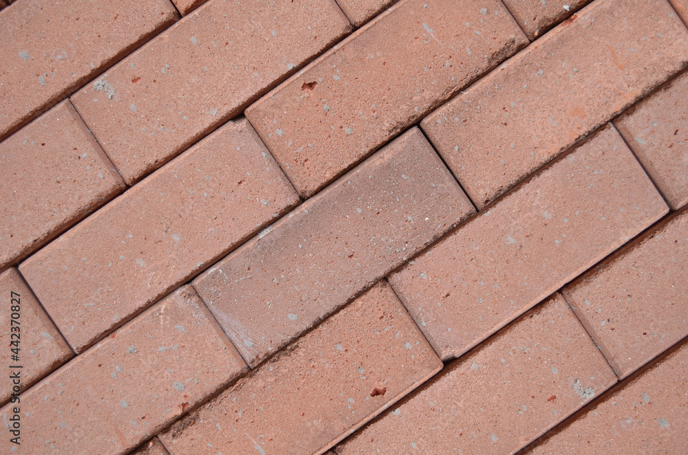 Fototapeta premium Red brick wall texture for a background.