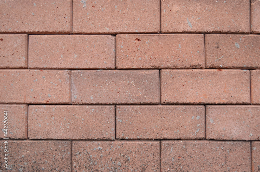 Fototapeta premium Red brick wall texture for a background.