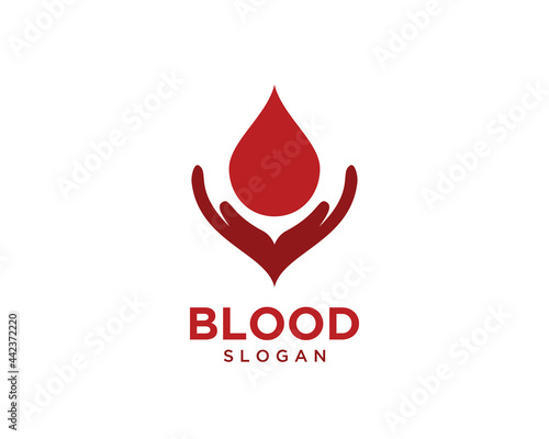 blood , donation , donor , logo vector design template