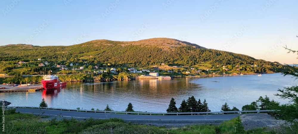 Obraz premium lake and mountains