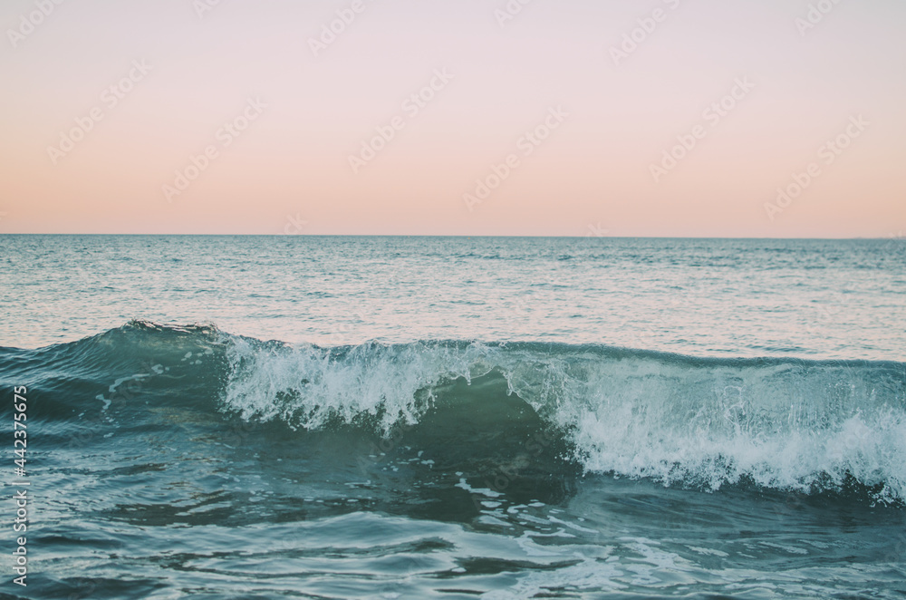 Landscape image of beach along Sunshine Coast Landscape image of beach along Sunshine Coast