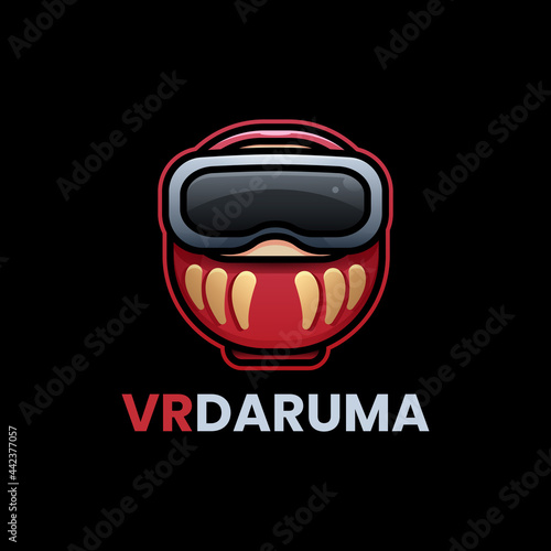 daruma logo design.