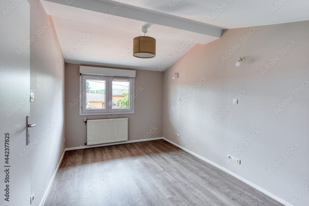 Obraz premium empty room with a window