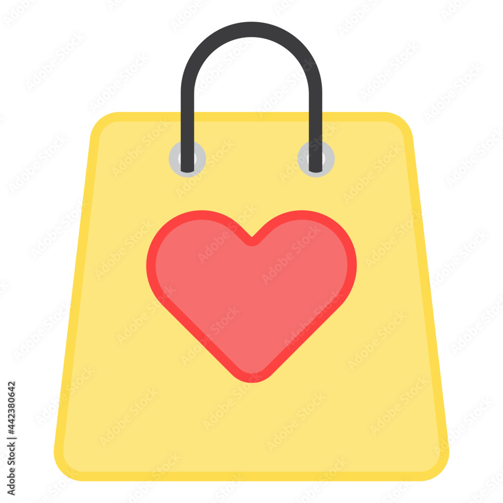 A premium download icon of favorite shopping A premium download icon of favorite shopping