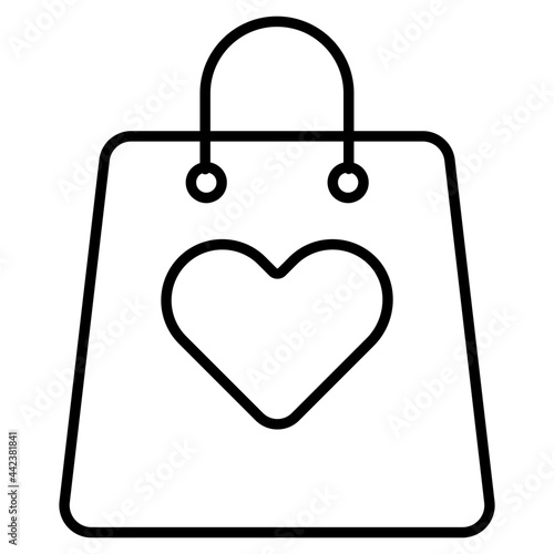 A premium download icon of favorite shopping
