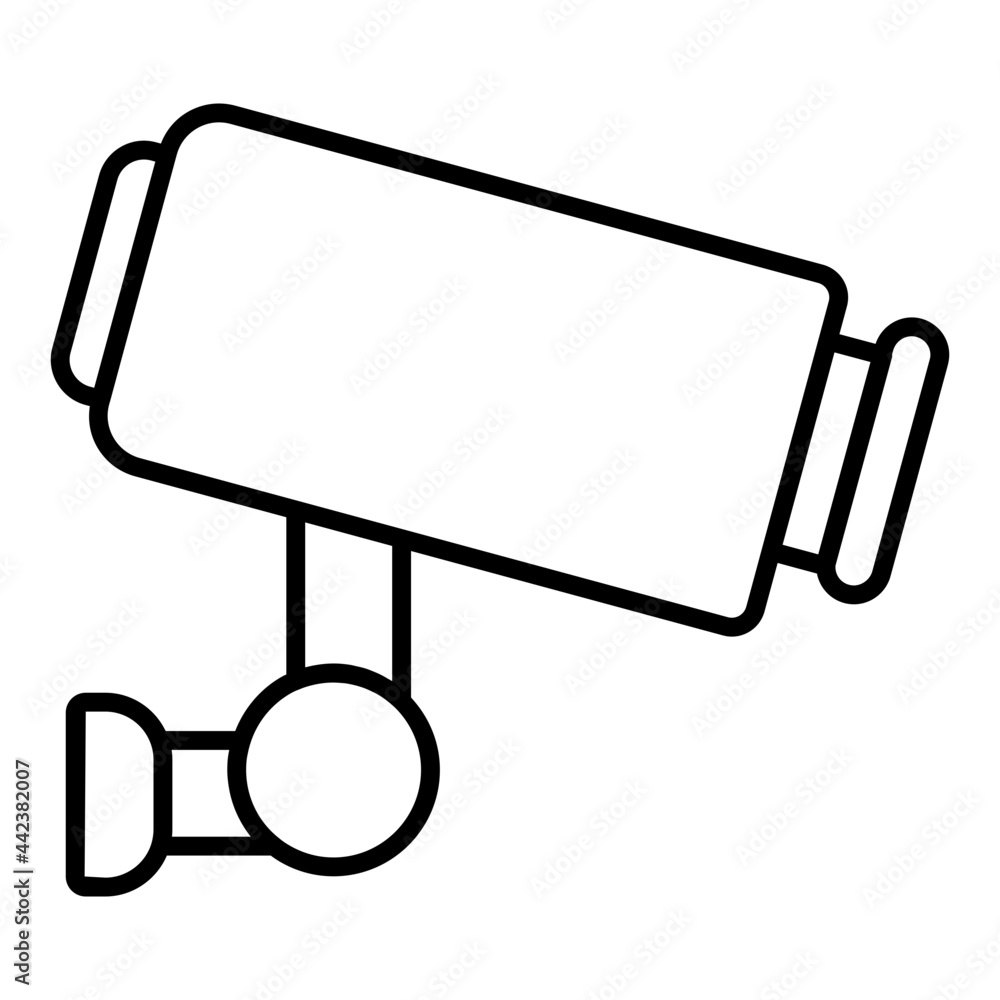 Street monitoring Camera, linear design of CCTV camera Street monitoring Camera, linear design of CCTV camera