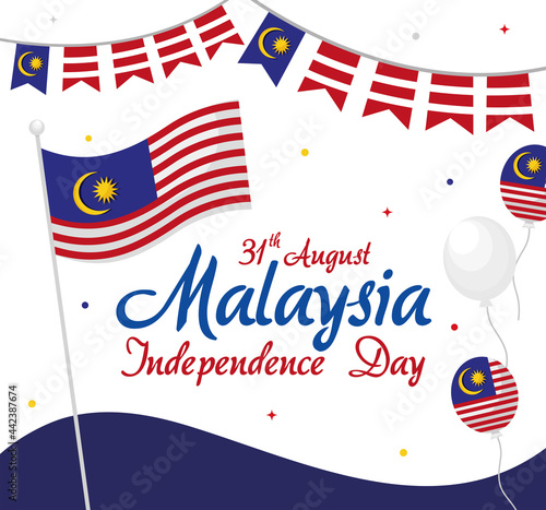 Malaysia independence day poster