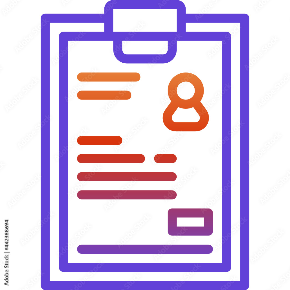 profile gradient icon profile gradient icon
