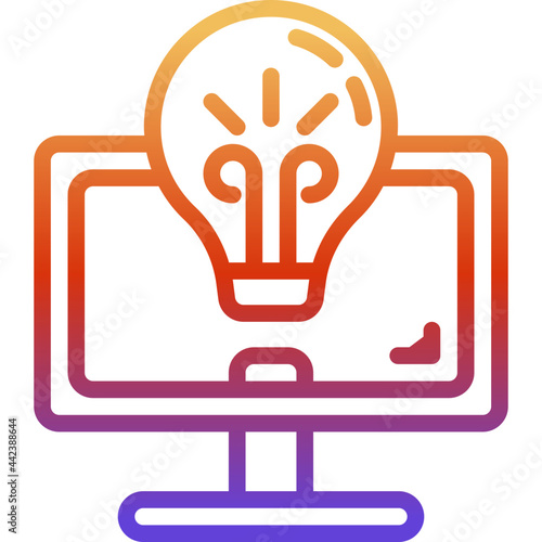 learning gradient icon