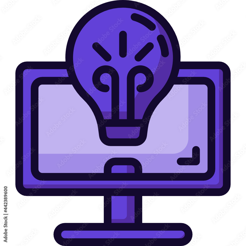 Fototapeta premium learning two tone icon