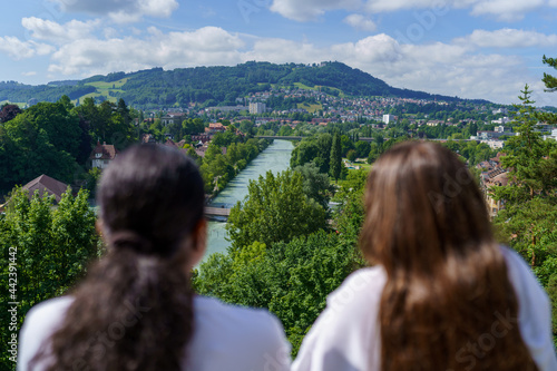 Aussicht über Bern vom Bundeshaus