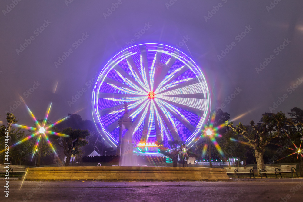 San Francisco Ferris Wheel in the Evening