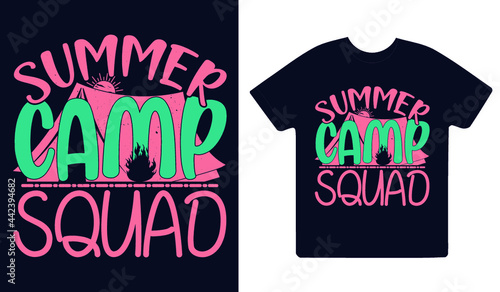 Summer camp squad, summer svg, ai, eps, jpeg, Png, dxf, Pdf, Happy Camper SVG, Hiking Mountains Campfire Tent T-Shirt, instant download, Camp life SVG, Digital file