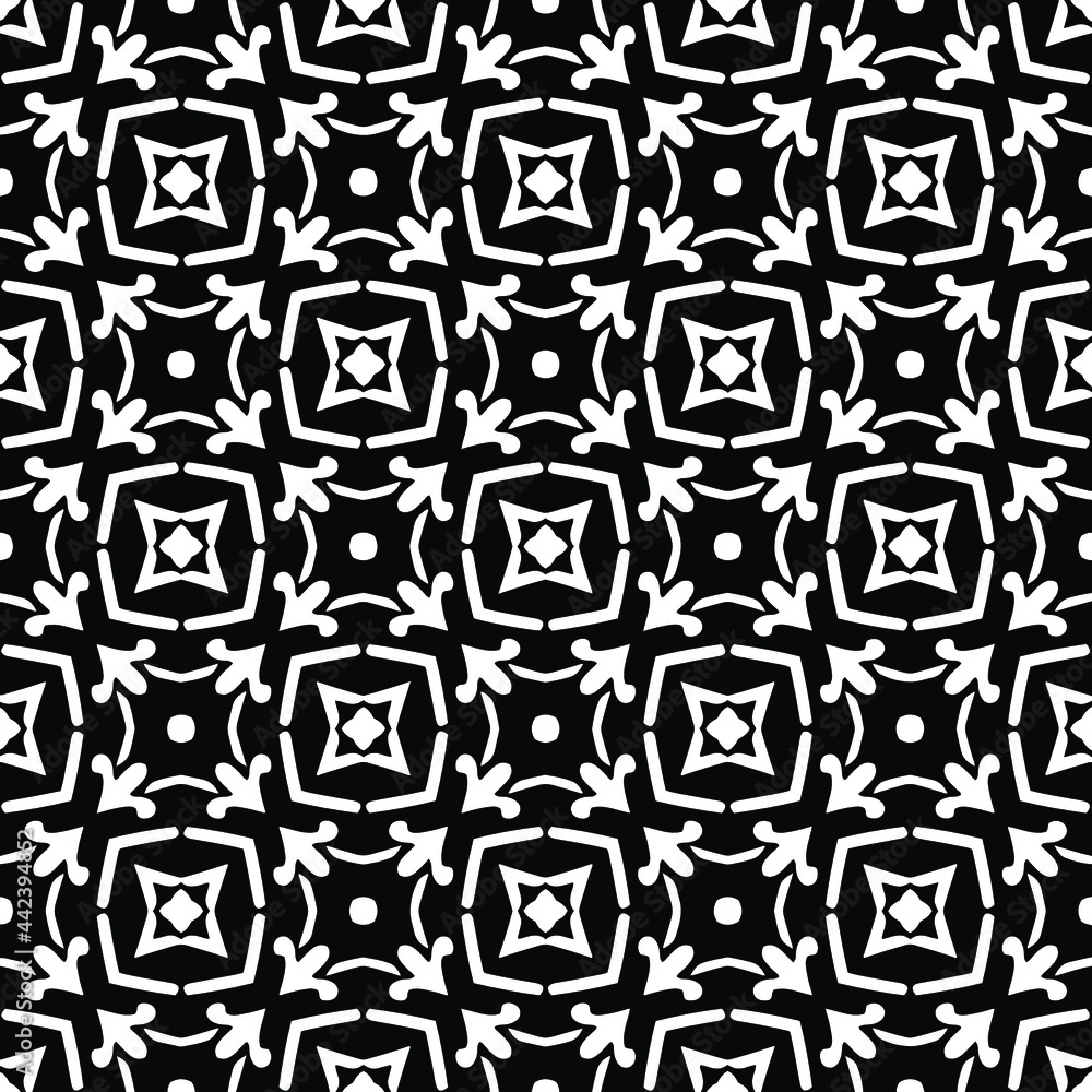 Seamless vector pattern in geometric ornamental style. Seamless vector pattern in geometric ornamental style.