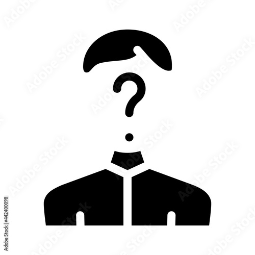 data lack kyc glyph icon vector. data lack kyc sign. isolated contour symbol black illustration