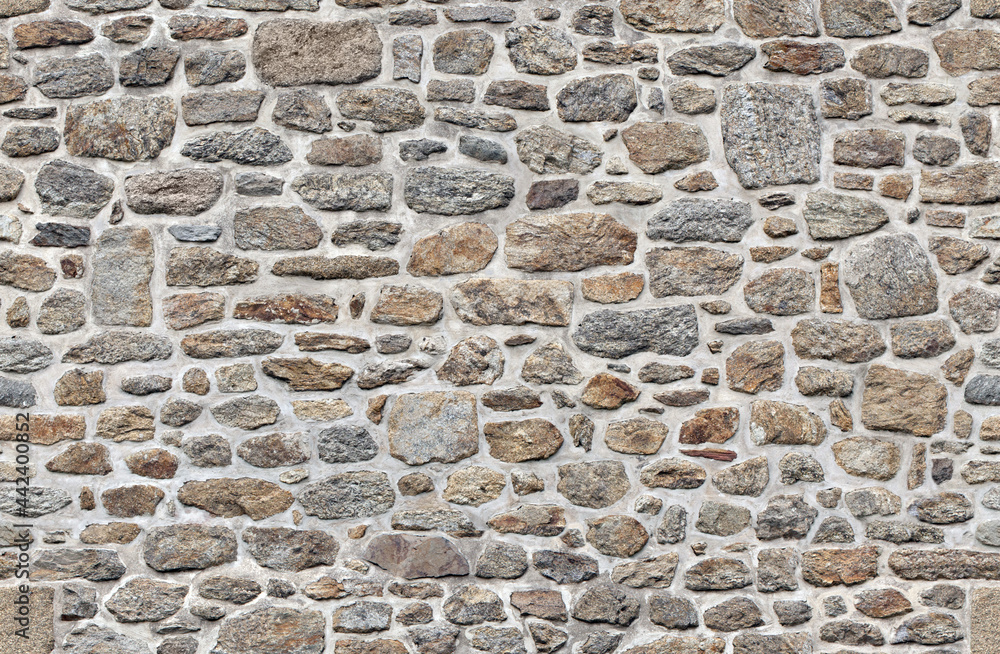 Seamless Tileable Texture of Field Stone Wall Seamless Tileable Texture of Field Stone Wall