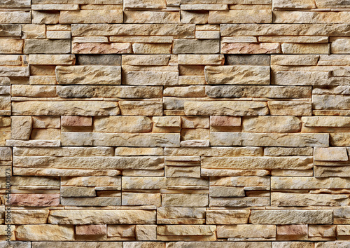 Stacked Stones Wall Tileable Seamless Texture