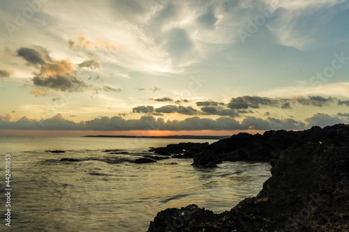 Sunset from a beach in Kenting National Park  on the south of Taiwan