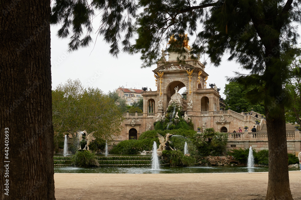 Obraz premium Parc de la Ciutadella Citadel Park in Barcelona, Spain.